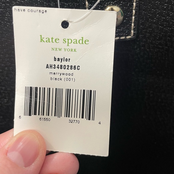 Kate Spade Baylor Merrywood Black Shoulder Bag - Picture 14 of 14